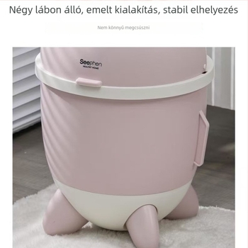 Rakéta alakú szemetes háztartási használatra – beépített tárolóedény a nappaliba, konyhába és fürdőszobába