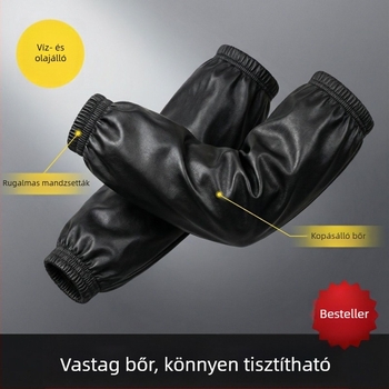 Bőr karvédők, vízálló és olajálló, hosszú fazon, uniszex, munkához