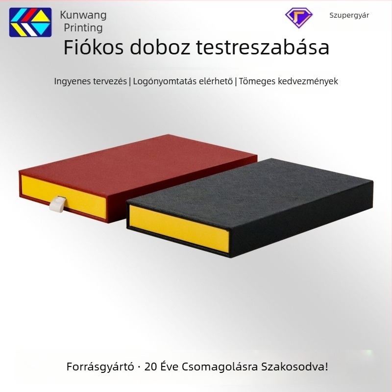 Személyre szabott fa ajándékdoboz ékszerek csomagolására és kis tárgyak tárolására — elegáns húzható tárolódoboz