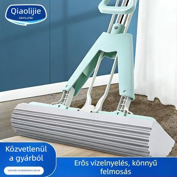 Abszorbens szivacs mop érintkezés nélküli használathoz, száraz és nedves tisztításra, összecsukható, könnyű otthoni takarításra
