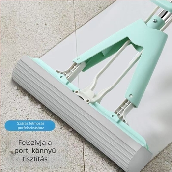 Abszorbens szivacs mop érintkezés nélküli használathoz, száraz és nedves tisztításra, összecsukható, könnyű otthoni takarításra