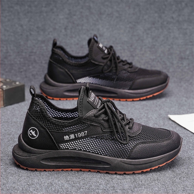 Férfi lélegző hálós slip-on sportcipő, tavasz 2025