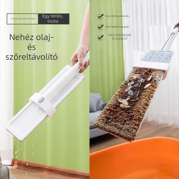 Kéz nélküli tisztító eszköz mennyezethez és falicsempékhez, síkmop fejjel