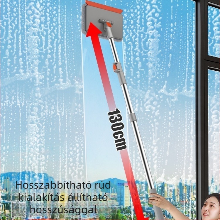 Új mini érintés nélküli tisztító eszköz padlóvonalak és üveg tisztítására, mikroszálas fejjel, többfunkciós