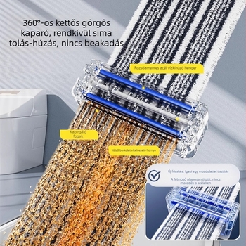 Enjoy Home Beauty háztartási sík felmosó — kéz nélküli tisztítás, vízkaparóval, magas nedvszívással és tartóssággal a könnyű felmosáshoz