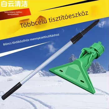 Tigris klipsz törölközőkhöz és textilekhez, teleszkópos rúd üveg- és padlótisztításhoz