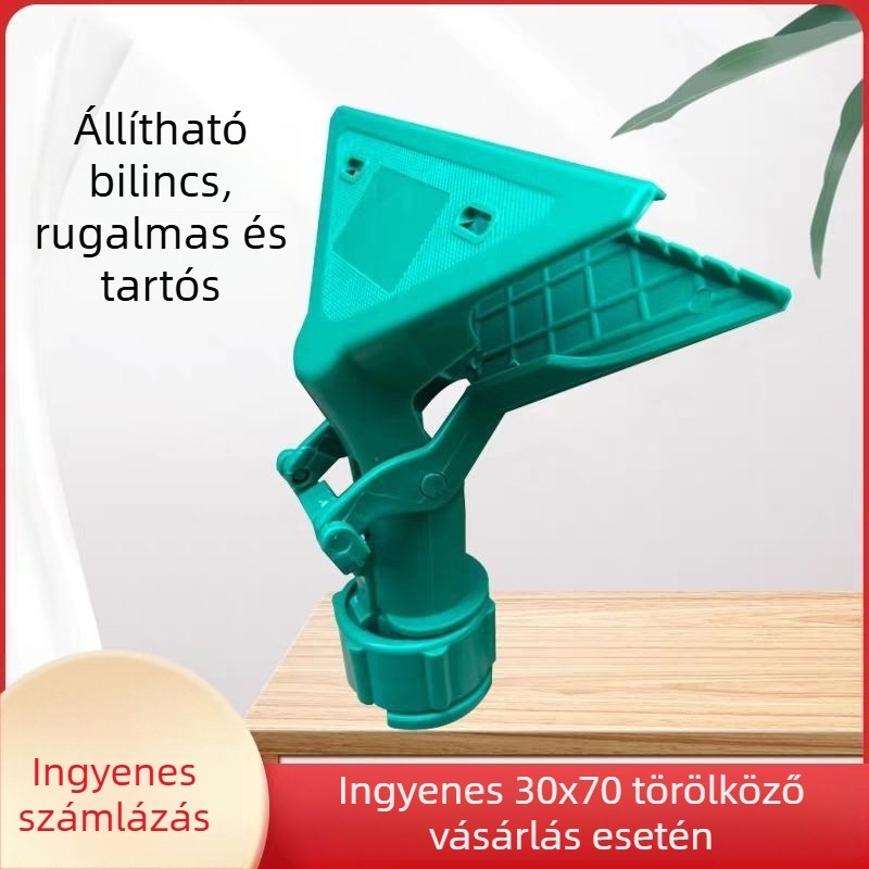 Tigris klipsz törölközőkhöz és textilekhez, teleszkópos rúd üveg- és padlótisztításhoz