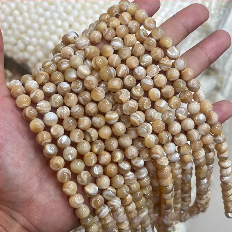 Természetes csigahéj gyöngyök, patkó alakúak, DIY nyakláncokhoz és karkötőkhöz