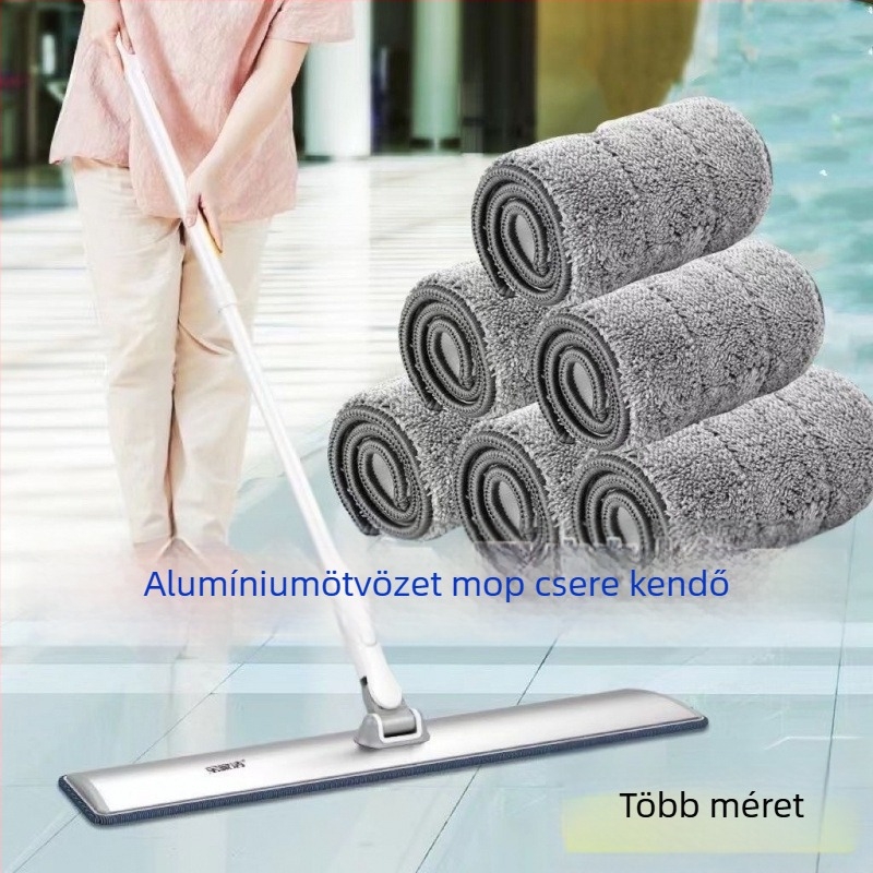 Lapos mophoz cserélhető kendő, univerzális önragasztó nagy mopfej, extra vastag és hosszú