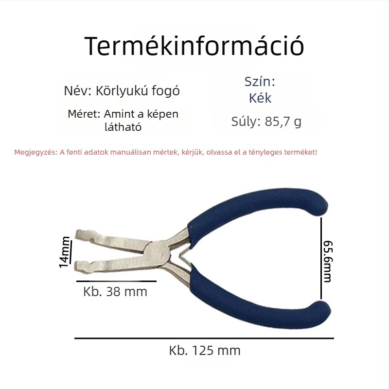 DIY ékszerkészítéshez gyöngyök rögzítésére szolgáló fogó – karkötő és nyaklánc