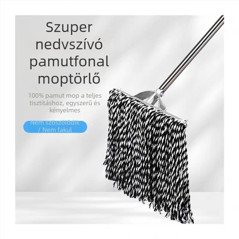Rozsdamentes acél felmosó, ipari minőség, nagy méret, kiváló nedvszívó képesség, osztálytermekhez, irodákhoz és otthonokhoz, könnyű, kopásálló