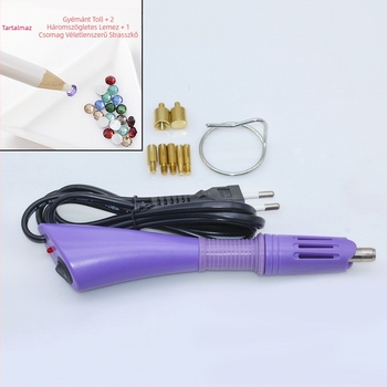 Mini köves beültető toll DIY ékszerekhez