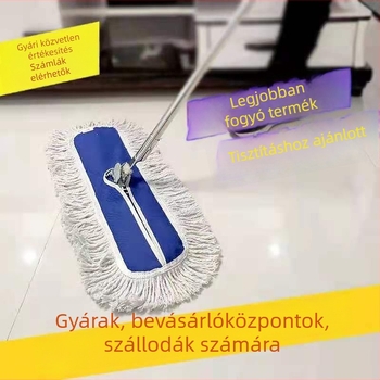 Por tisztító lapos mop 60/90 cm, kereskedelmi, szállodai és otthoni használatra