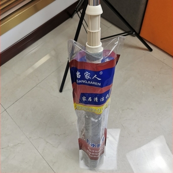 Forgó mop egyenes fogantyúval, automata csavaró mechanizmussal, száraz és nedves tisztításhoz, mikroszálas fej