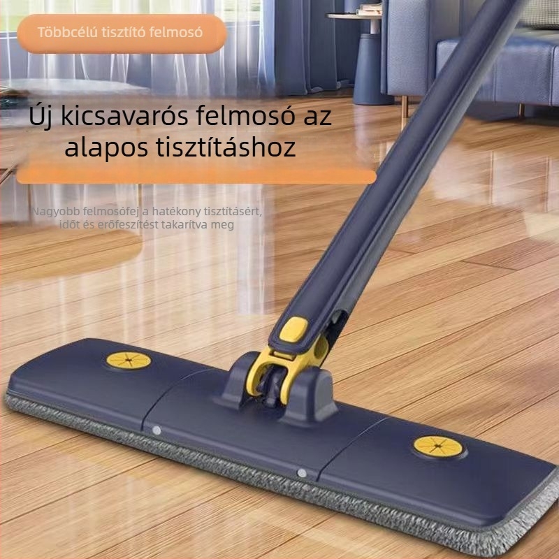 Személyre szabott, új típusú csavaros vízfelmosó — öncsavaró, kéz nélküli használat, síkfejű