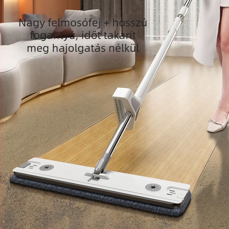 Kéz nélküli mop otthoni használatra — mindent egyben nedves és száraz felülettisztításra fa padlókhoz