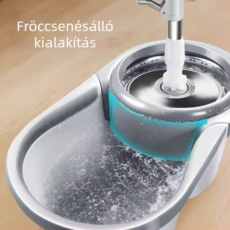 Otthoni forgó mopvödör csavaróval, kéz nélküli kinyomás, egyszerű tisztítás