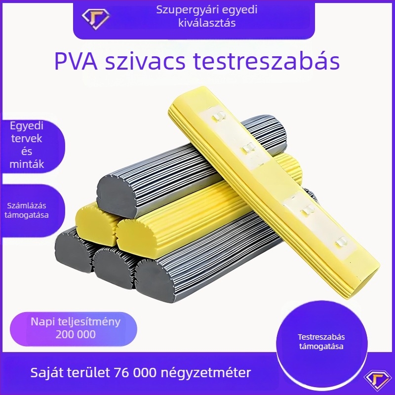 Magas sűrűségű felmosófej cseréje – PVA nedvszívó szivaccsal