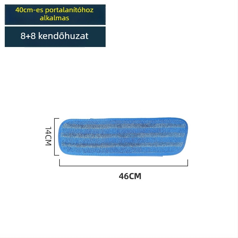 Nagy méretű alumínium lapos mop érintés nélkül, otthoni használatra, forgó fejjel