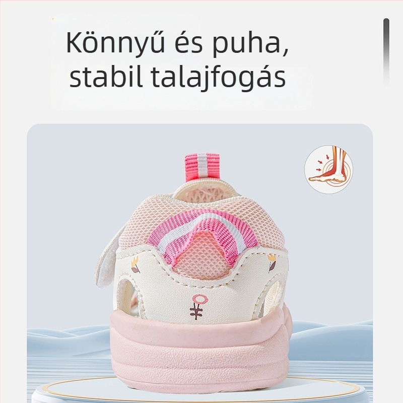 Baba- és kisgyermek szandálok, puha talp, csúszásmentes, nyár, uniszex, 12-36 és 24-48 hónapokra