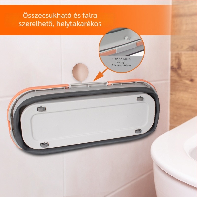Kézérintés nélküli szilikon összecsukható mopkád készlet lapos mophoz