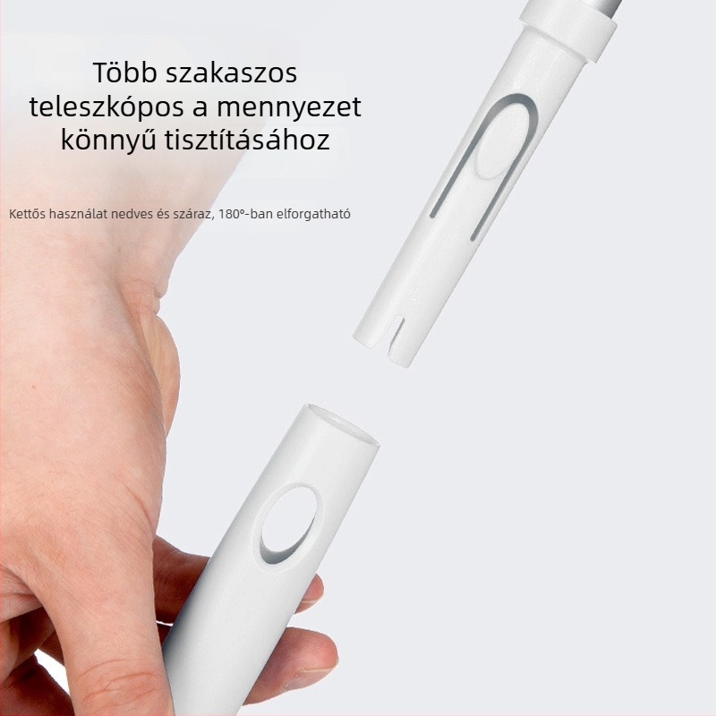 Kangduoduo Satto padló-mop vastagított kettős teleszkópos rúddal, padlókefével és kifacsoló fejjel