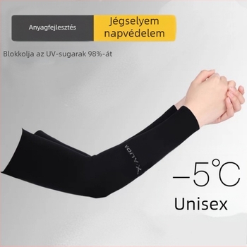 Ice Silk hűsítő karvédők UV védelemmel, hosszított kivitel, uniszex, sporthoz