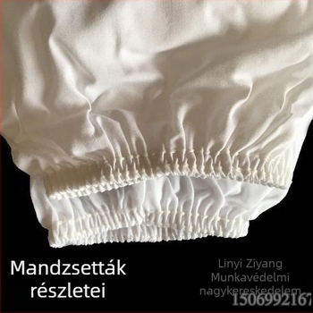 Fehér pamut ujjvédők éttermi higiénia céljára