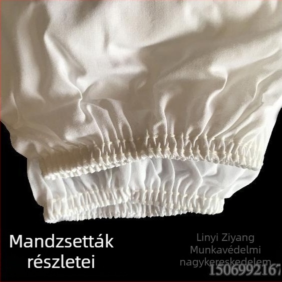 Fehér pamut ujjvédők éttermi higiénia céljára