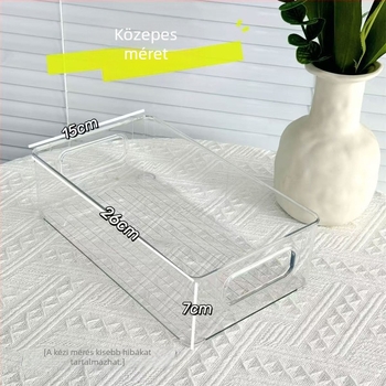Átlátszó akril asztali rendező könyvek és dokumentumok számára