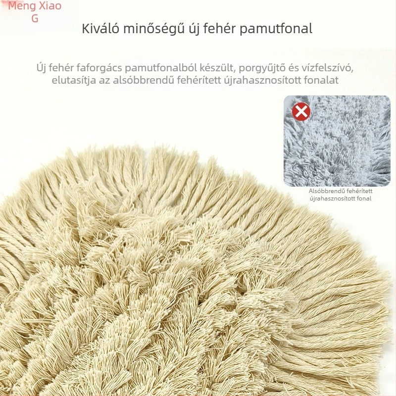 Nagy méretű sík felmosó – szállodai, gyári és műhely takarításhoz, hosszú nyél a nagy felületekhez