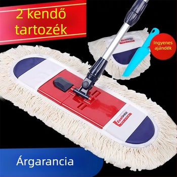 IStar Nagy lapos mop fa padlókhoz pamut kendővel