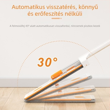 42 cm-es lapos mop száraz és nedves tisztításra, nagy lapos fej