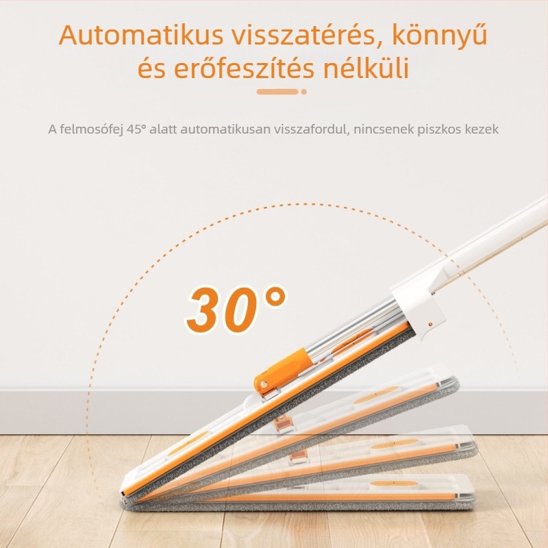 42 cm-es lapos mop száraz és nedves tisztításra, nagy lapos fej