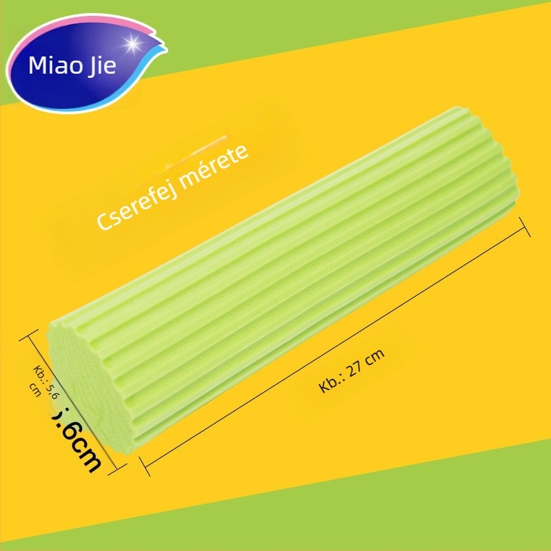 Miaojie Szivacsos mop csere készlet – görgős nyomófej és csere szivacs fej