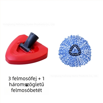 O-Cedar második generációs mopfej, cserélhető lemez 15 lyukkal, mop kiegészítő