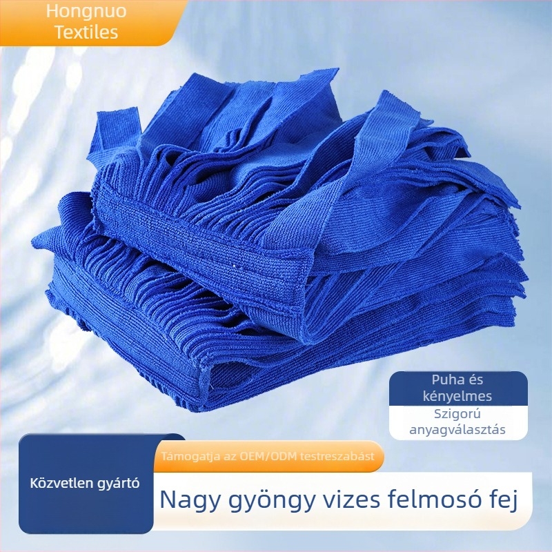 Nagy gyöngyház mikroszálas felmosófej cseréje — vastagabb, ultrafin mikroszálak, nedvszívó, szöszmentes
