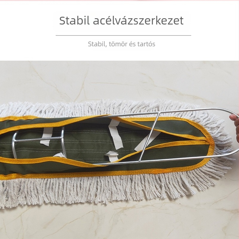304 rozsdamentes acélból készült mop keret lapos mophoz, cserélhető fej tartóval, univerzális kompatibilitás, 40/60/90/100 cm
