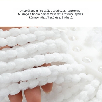 Forgó mophoz univerzális cserélhető fej, rendkívül nedvszívó mikroszálas