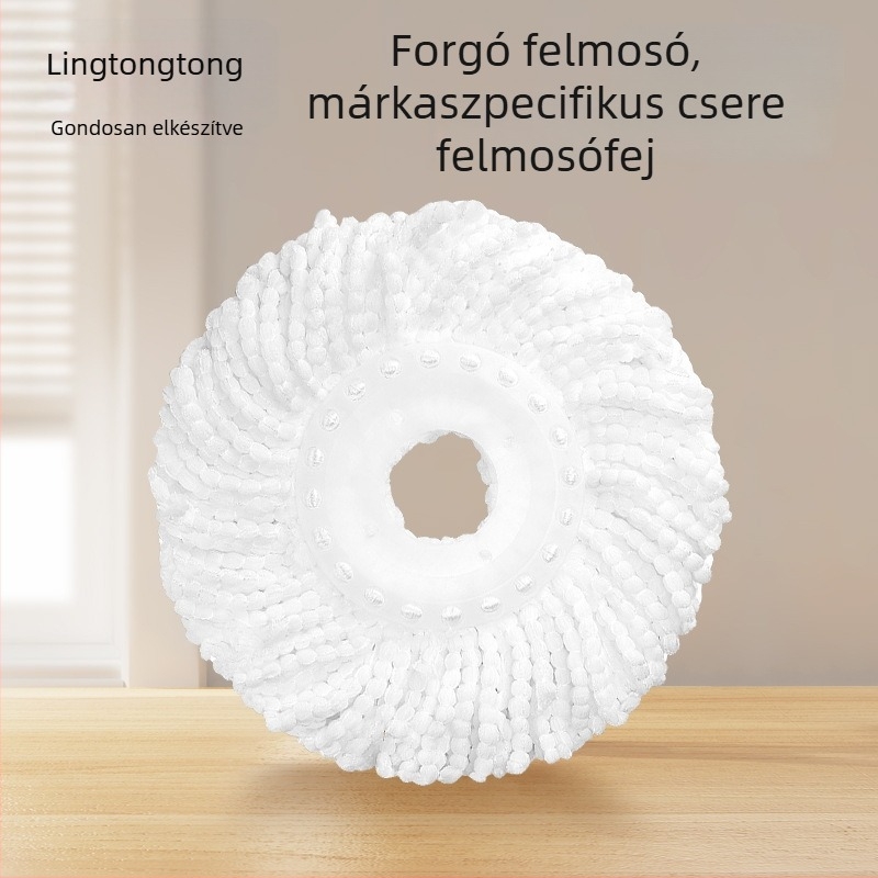 Forgó mophoz univerzális cserélhető fej, rendkívül nedvszívó mikroszálas