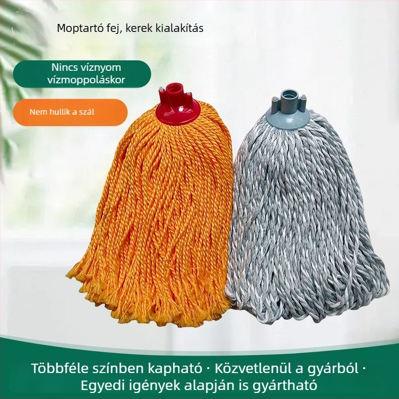 Lu lu jie Mop fej csere, kör alakú fej, hagyományos mop fej kiegészítő, ultrafin rostokból készült nedvszívó kendő