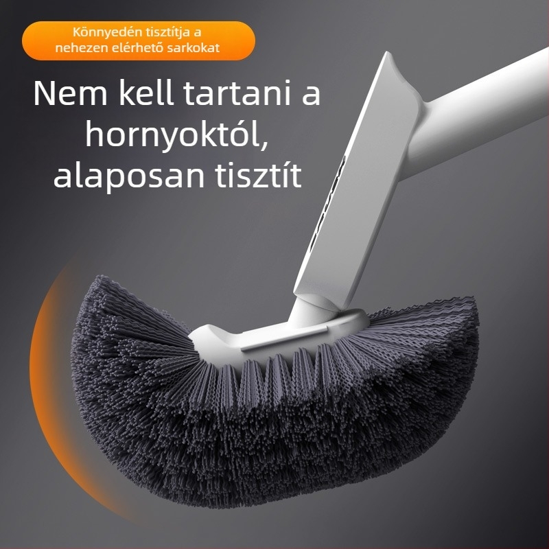 Hosszú nyélű WC-kefe alapos otthoni tisztításra