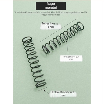 Lapos felmosó javító készlet beépített rugóval, belső rugóval, nyomó rugóval, dugócsipeszel és rongy tartozékokkal