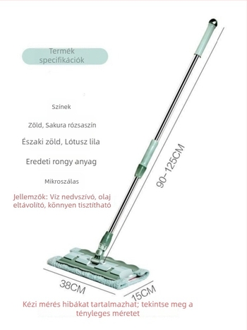 Csere kendő síkmophoz kapcsokkal, háztartási törölköző-clip, tömörfa padló- és csempe mophoz, Lazy Mop