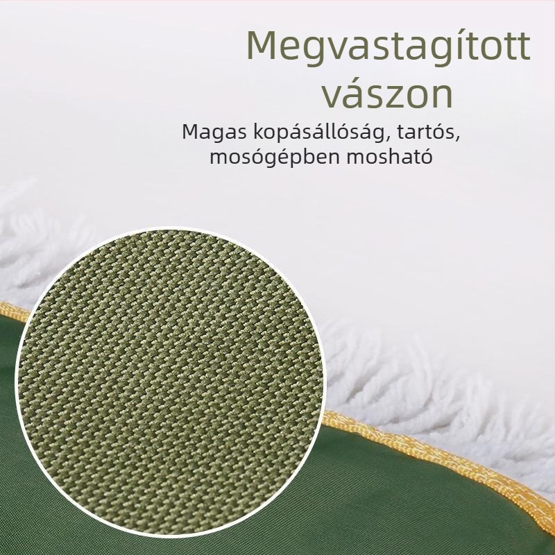 Lapos mop – cserélhető törlőruha porfelülethez, méretek 40/60/90/110 cm, fej pántos rögzítéssel