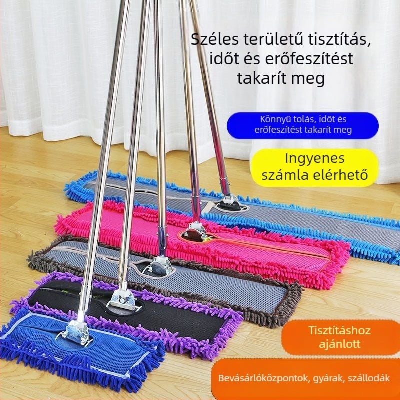 Chenille nagy pormop, nedvszívó és szálmentes tisztító mop, szállodák és létesítmények számára, modell 6090120