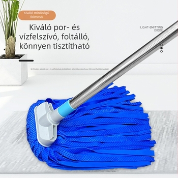 Őz bőréből készült mop, nedvszívó, kéz nélküli használat, sík fejű, hagyományos kettős használatú a nedves és száraz tisztításhoz