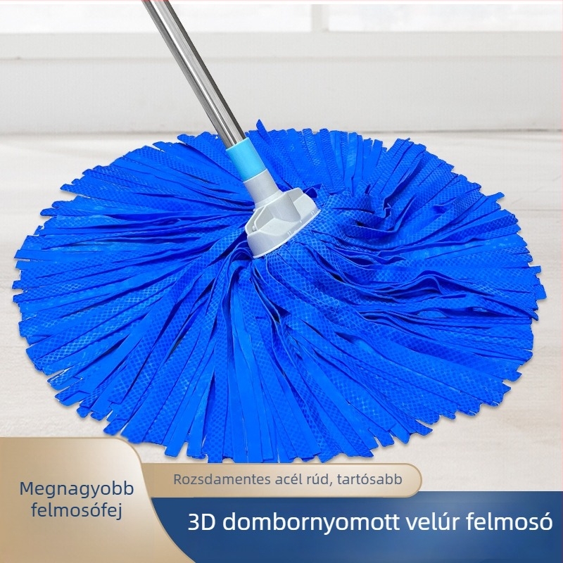 Őz bőréből készült mop, nedvszívó, kéz nélküli használat, sík fejű, hagyományos kettős használatú a nedves és száraz tisztításhoz