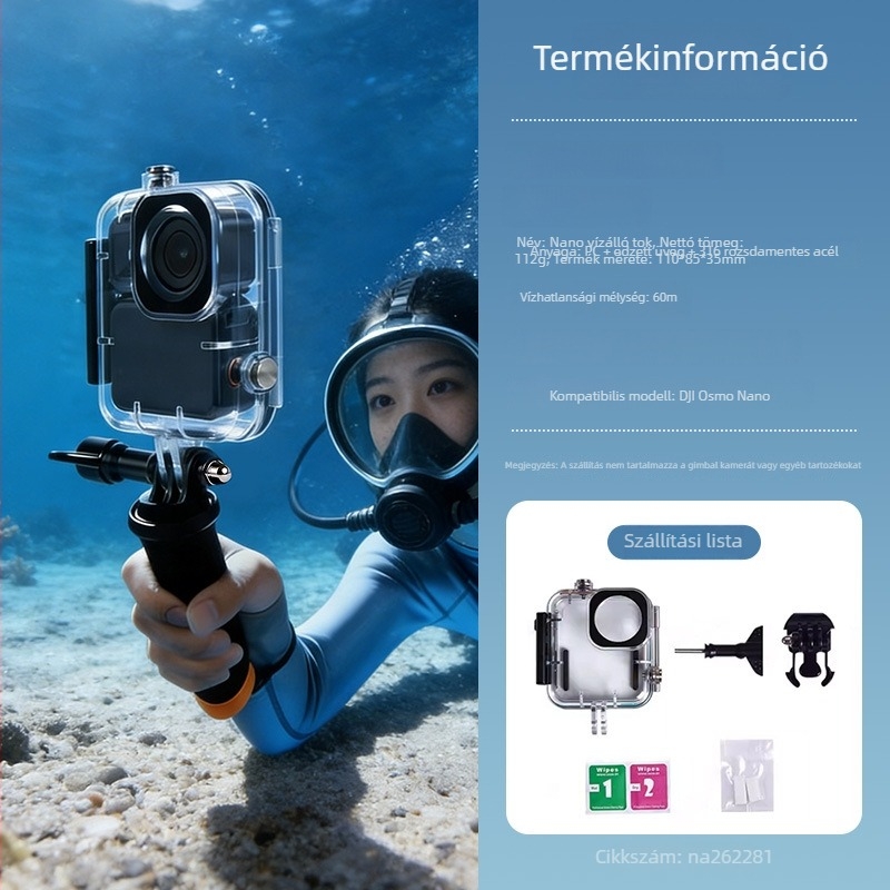 DJI Osmo Nano vízálló védőház, 60 m mélységig