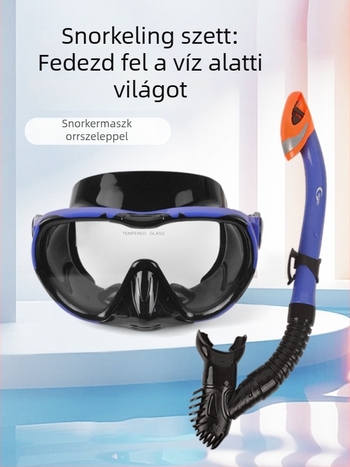 Yonsub Snorkel- és búvárkészlet párásodás elleni szemüveggel (HD) – háromrészes készlet